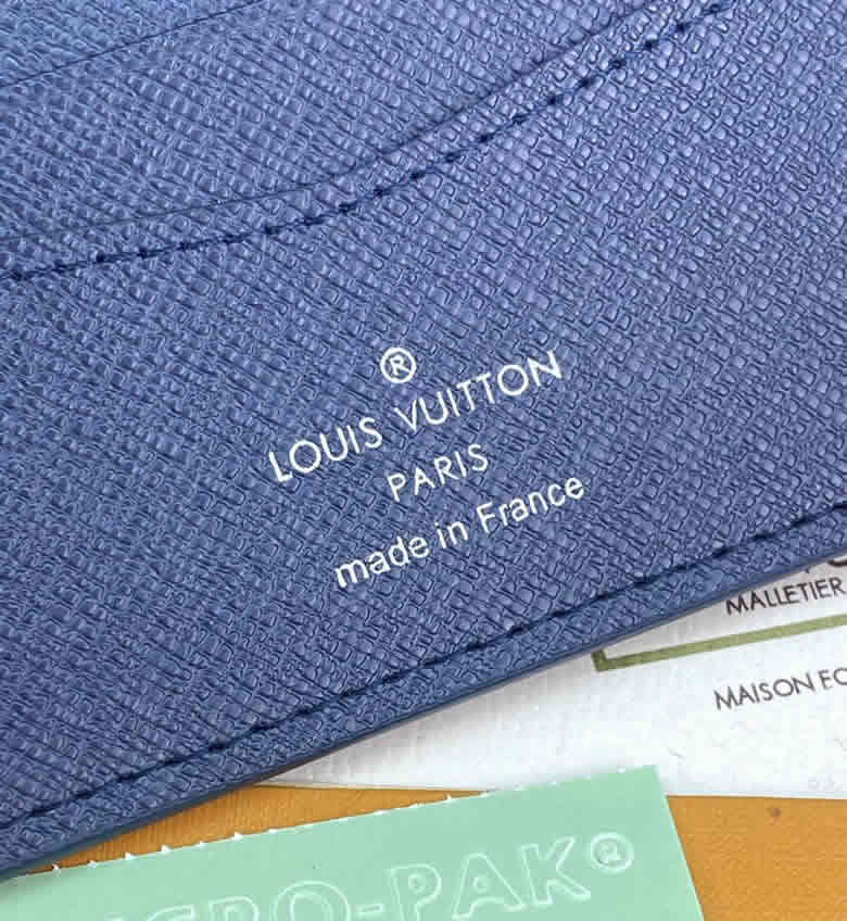 lv新款創意印制工藝Monogram圖案M82307寶藍短夾￥680.00的图片-高仿LV包包、高仿lv錢包