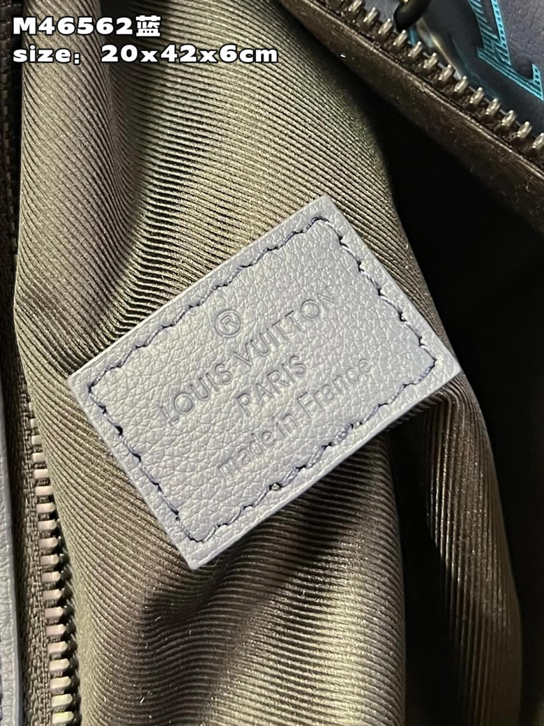 頂級原單lv本款Duo單肩包M46562藍￥1480.00的图片-高仿LV包包、高仿lv錢包