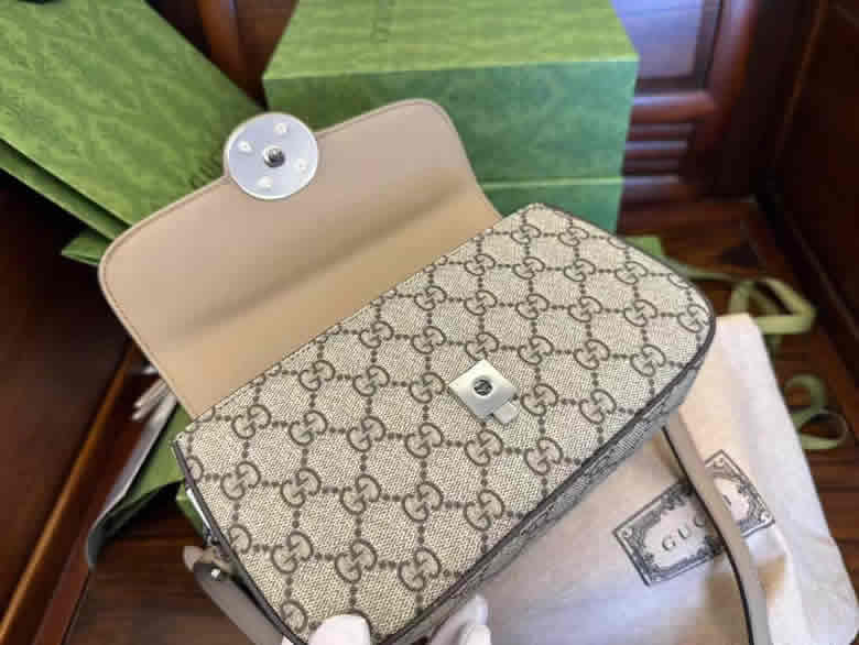 GUCCI古馳23春夏女士鏈子斜挎包739722 FACJP 9769￥1280.00的图片-高仿古奇包包Gucci、高仿古奇女包Gucci