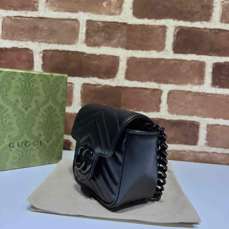 GUCCI古馳GG Marmont繫列絎縫腰包739599￥980.00的图片-高仿古奇包包Gucci、高仿古奇女包Gucci