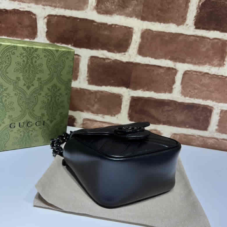 GUCCI古馳GG Marmont繫列絎縫腰包739599￥980.00的图片-高仿古奇包包Gucci、高仿古奇女包Gucci