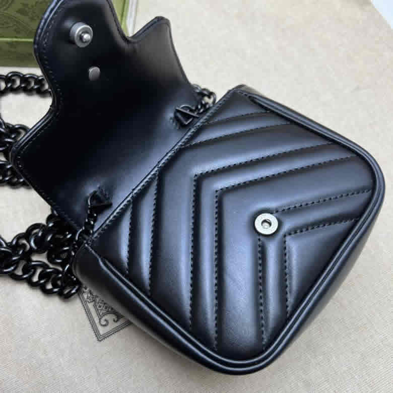 GUCCI古馳GG Marmont繫列絎縫腰包739599￥980.00的图片-高仿古奇包包Gucci、高仿古奇女包Gucci