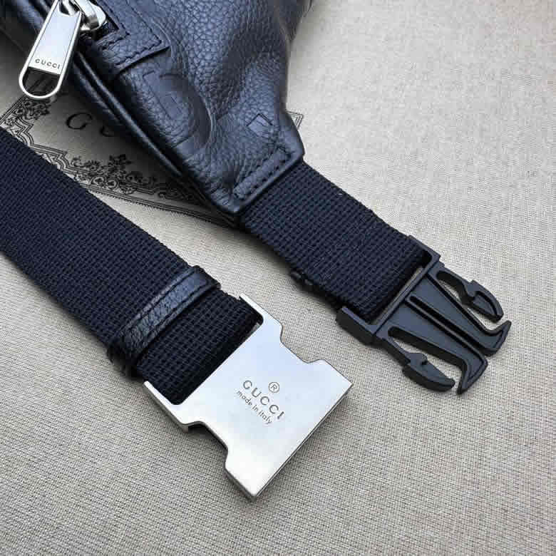 GUCCI古馳超級雙G腰包645093黑￥1480.00的图片-高仿古奇包包Gucci、高仿古奇女包Gucci
