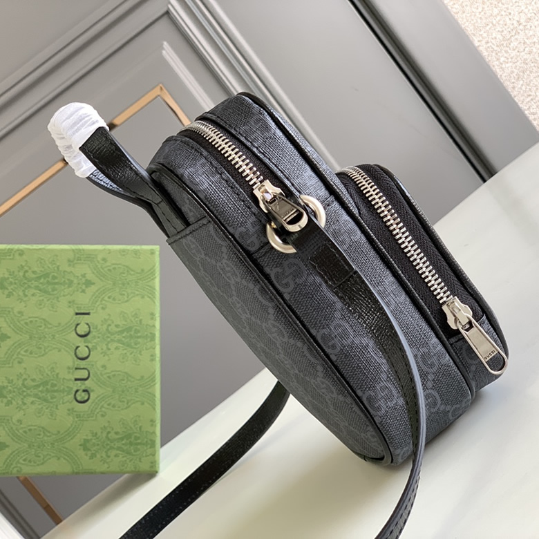 古琦gucci官網男士包包互扣式雙G迷妳相機包手袋 672952￥1480.00的图片-高仿古奇包包Gucci、高仿古奇男包Gucci