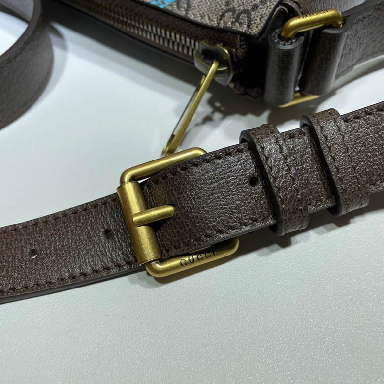 原單GUCCI古馳Disney x唐老鴨印花郵差包645054￥1480.00的图片-高仿古奇包包Gucci、高仿古奇男包Gucci