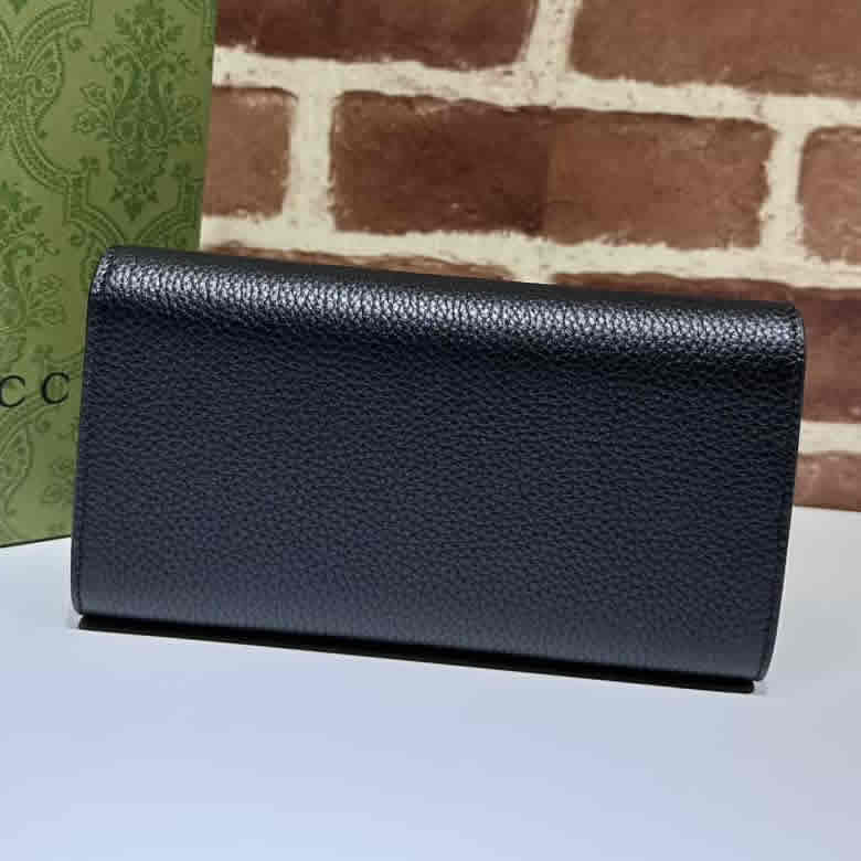GUCCI古馳23秋冬女士錢包 750461黑色￥780.00的图片-高仿古奇包包Gucci、高仿古奇錢包Gucci