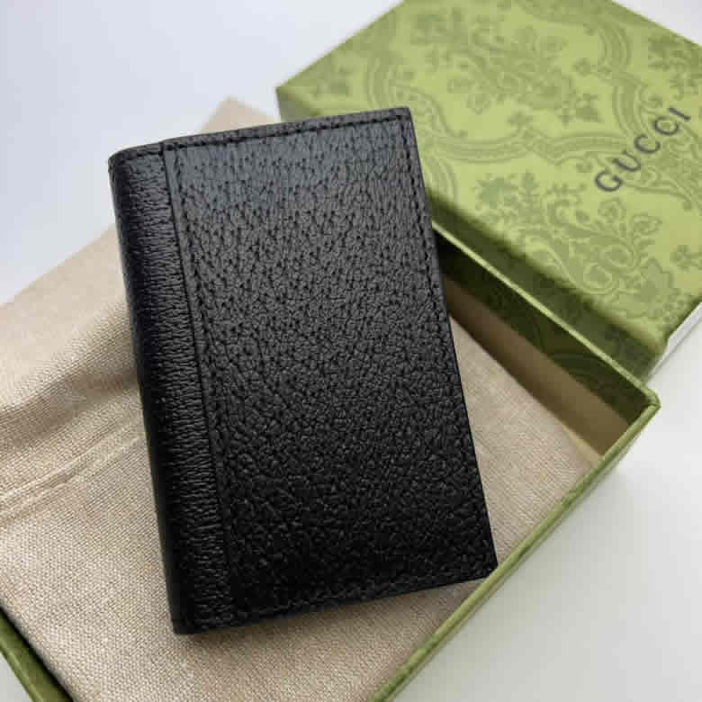 原單GUCCI古馳飾馬銜扣卡片夾703214￥980.00的图片-高仿古奇包包Gucci、高仿古奇錢包Gucci