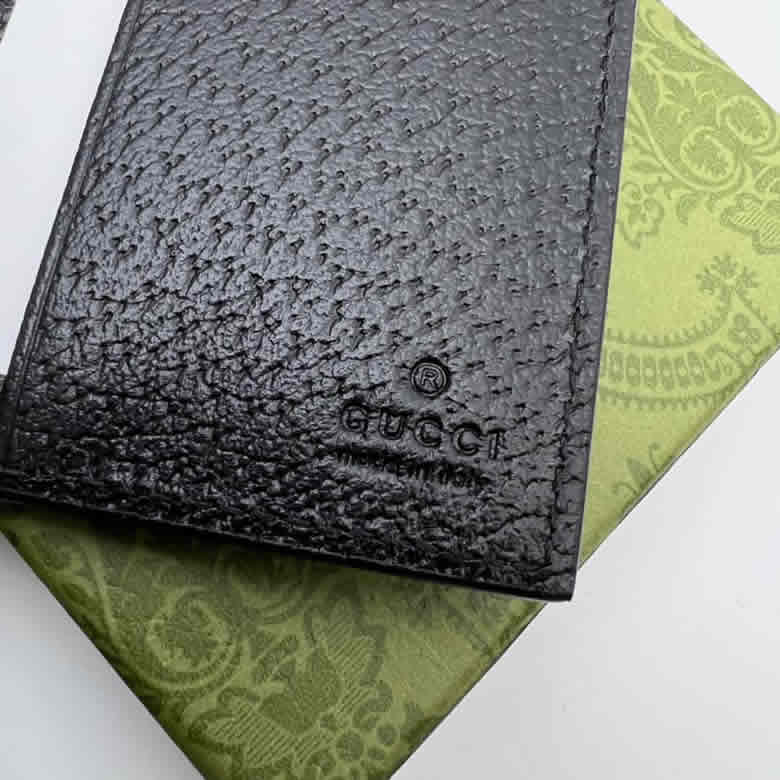 原單GUCCI古馳飾馬銜扣卡片夾703214￥980.00的图片-高仿古奇包包Gucci、高仿古奇錢包Gucci