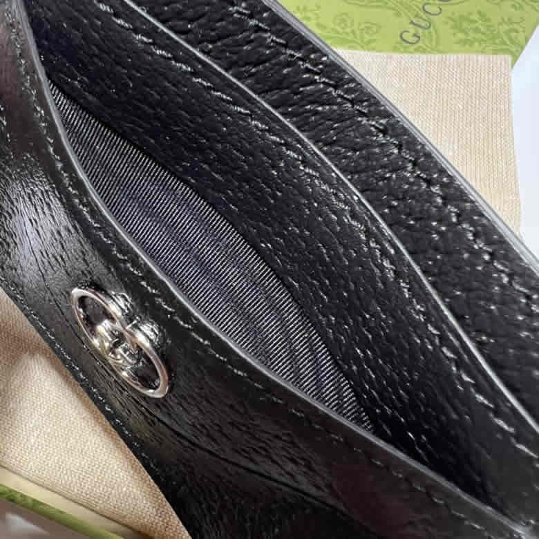 高端版本GUCCI古馳互扣式雙G卡片夾734999￥980.00的图片-高仿古奇包包Gucci、高仿古奇錢包Gucci