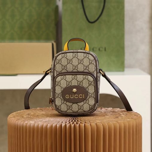 高仿Gucci Neo Vintage迷你手袋Gucci相機包虎頭包 658556￥980.00