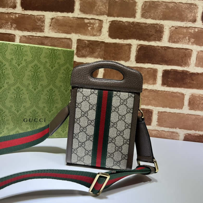 GUCCI古馳啡膠/紅綠帶小斜挎包699770￥980.00的图片-高仿古奇包包Gucci、高仿古奇錢包Gucci