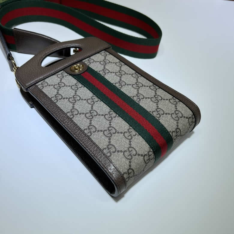 GUCCI古馳啡膠/紅綠帶小斜挎包699770￥980.00的图片-高仿古奇包包Gucci、高仿古奇錢包Gucci