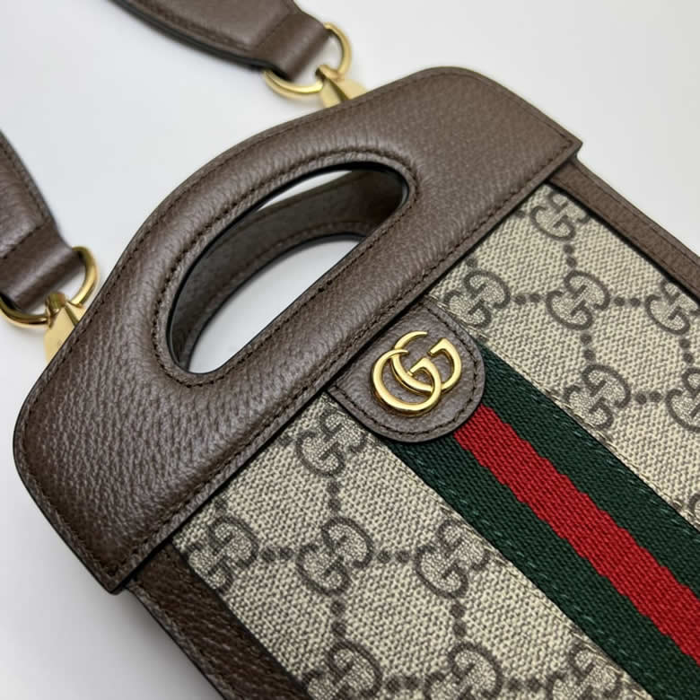 GUCCI古馳啡膠/紅綠帶小斜挎包699770￥980.00的图片-高仿古奇包包Gucci、高仿古奇錢包Gucci