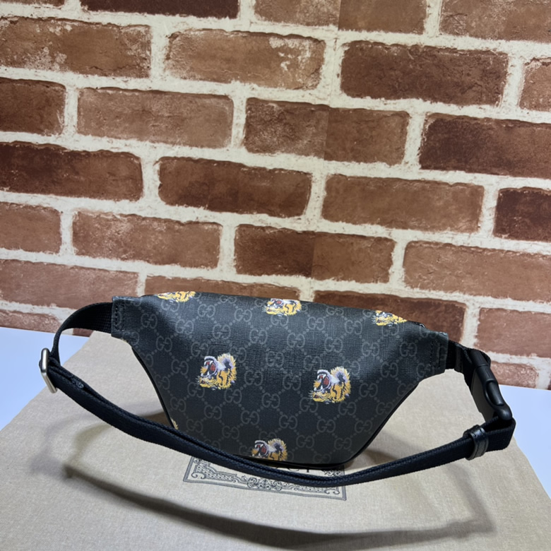 GUCCI古馳飾虎頭印花Bestiary繫列腰包675181￥880.00的图片-高仿古奇包包Gucci、高仿古奇錢包Gucci