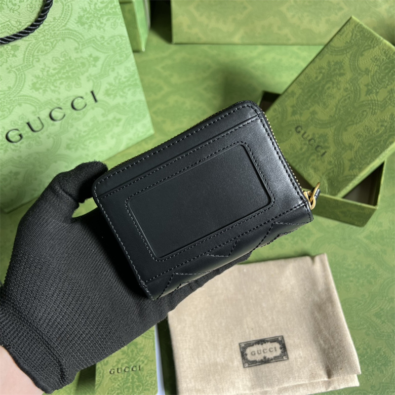 gucci女士錢包GG Marmont繫列671772黑￥880.00的图片-高仿古奇包包Gucci、高仿古奇錢包Gucci