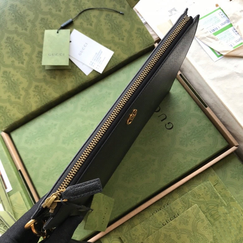 古奇手包價格 GucciSupreme手包547077黑色全皮￥1280.00的图片-高仿古奇包包Gucci、高仿古奇錢包Gucci