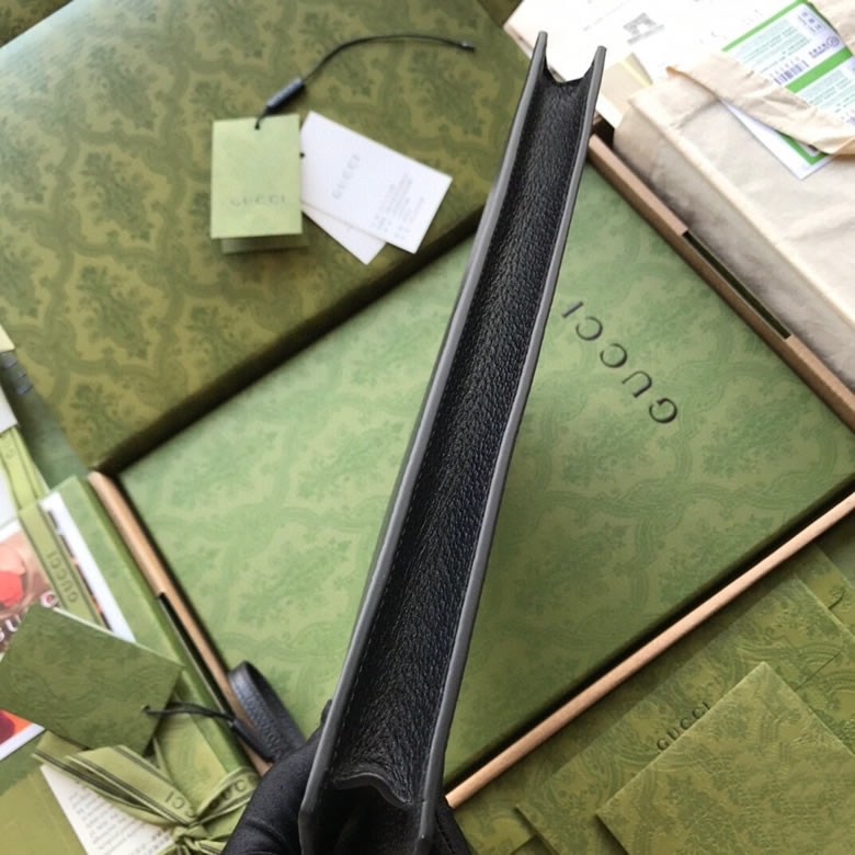 古奇手包價格 GucciSupreme手包547077黑色全皮￥1280.00的图片-高仿古奇包包Gucci、高仿古奇錢包Gucci