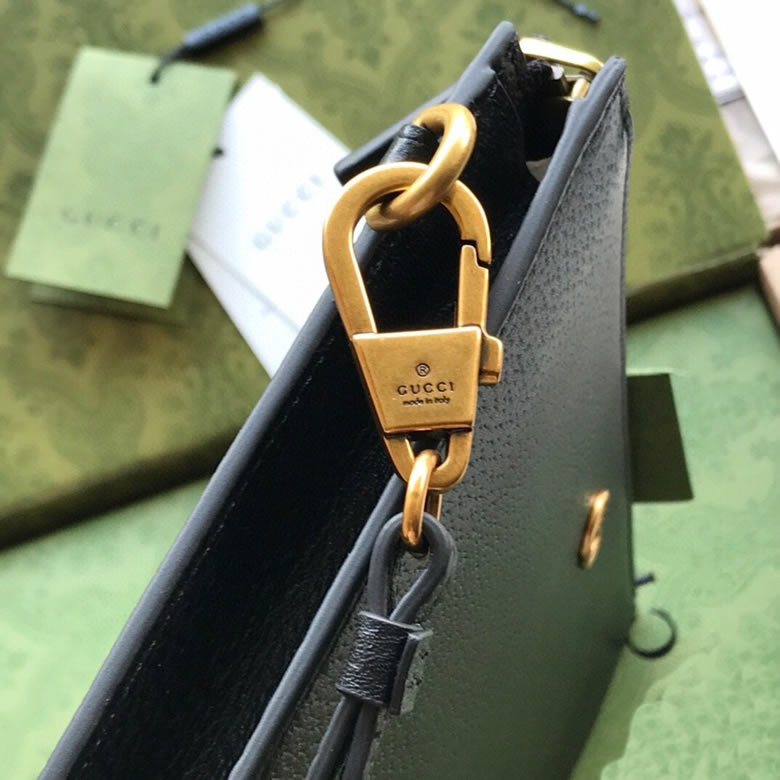 古奇手包價格 GucciSupreme手包547077黑色全皮￥1280.00的图片-高仿古奇包包Gucci、高仿古奇錢包Gucci