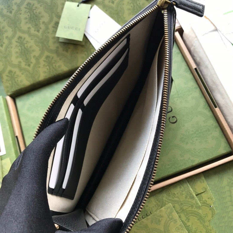 古奇手包價格 GucciSupreme手包547077黑色全皮￥1280.00的图片-高仿古奇包包Gucci、高仿古奇錢包Gucci