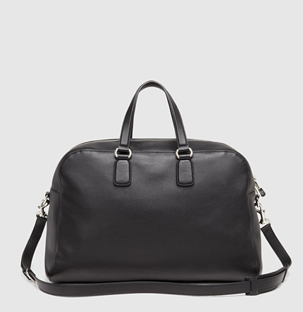 原單322055古馳黑色真皮便攜式旅行包Gucci旅行袋￥2480.00的图片-高仿古奇包包Gucci、高仿古奇旅行袋/行李箱Gucci