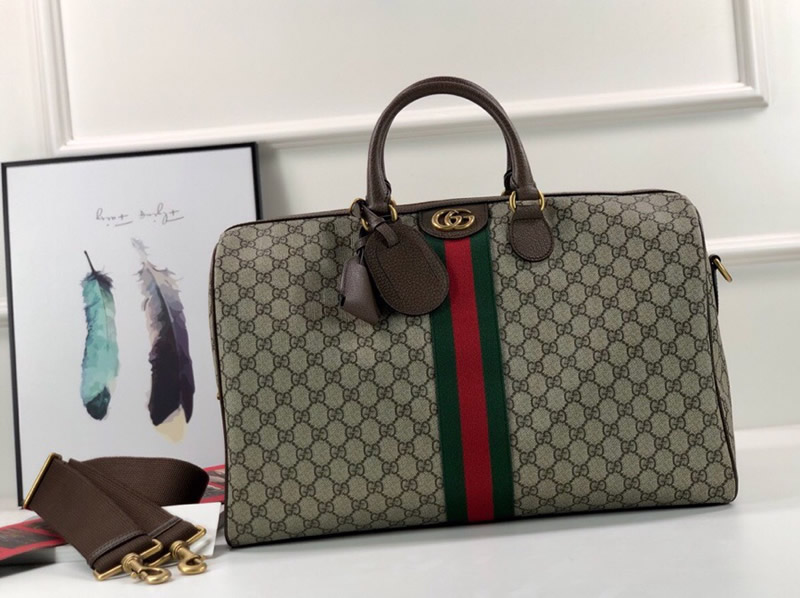 古奇Gucci原單旅行袋Ophidia繫列中號GG隨身旅行包 547953啡￥2480.00的图片-高仿古奇包包Gucci、高仿古奇旅行袋/行李箱Gucci