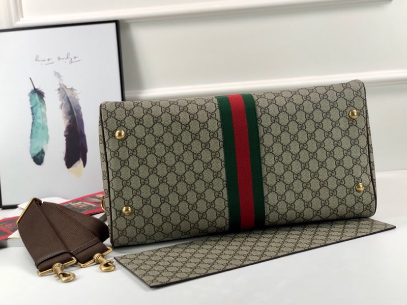 古奇Gucci原單旅行袋Ophidia繫列中號GG隨身旅行包 547953啡￥2480.00的图片-高仿古奇包包Gucci、高仿古奇旅行袋/行李箱Gucci