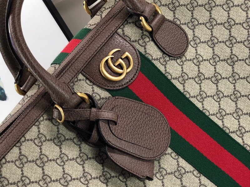 古奇Gucci原單旅行袋Ophidia繫列中號GG隨身旅行包 547953啡￥2480.00的图片-高仿古奇包包Gucci、高仿古奇旅行袋/行李箱Gucci