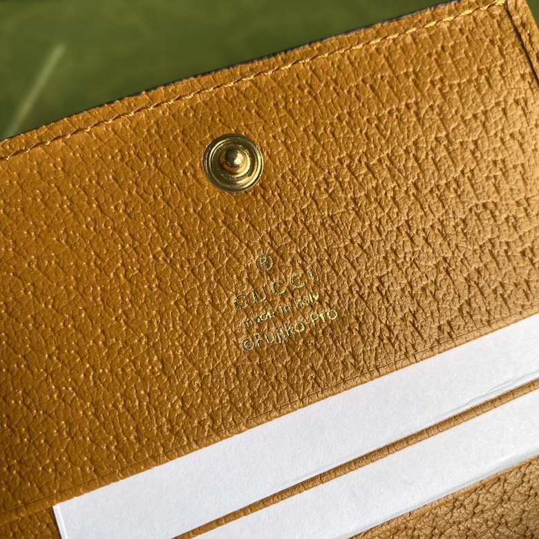 原單古馳女款錢包新春泰迪熊聯名繫列卡包經典面料飾泰迪熊印花654541￥980.00的图片-高仿古奇包包Gucci、高仿古奇錢包Gucci