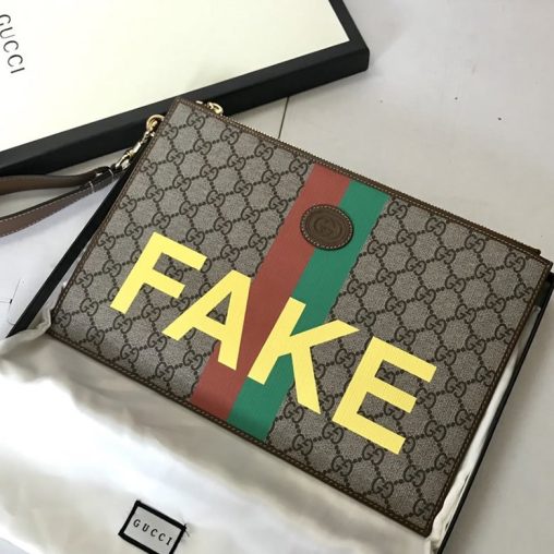 Gucci手包 Fake/Not印花手拿包 636171￥980.00