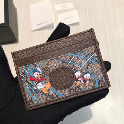 古馳卡包Disney x Gucci唐老鴨印花卡片夾 647942￥880.00