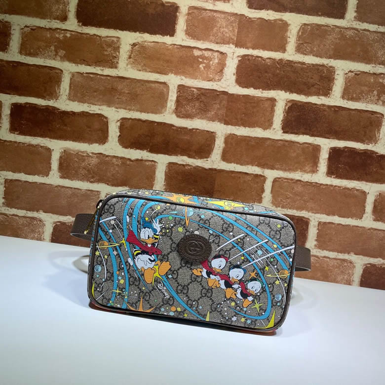 原單GUCCI古馳Disney x唐老鴨印花印花腰包602695￥980.00的图片-高仿古奇包包Gucci、高仿古奇錢包Gucci