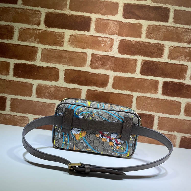 原單GUCCI古馳Disney x唐老鴨印花印花腰包602695￥980.00的图片-高仿古奇包包Gucci、高仿古奇錢包Gucci