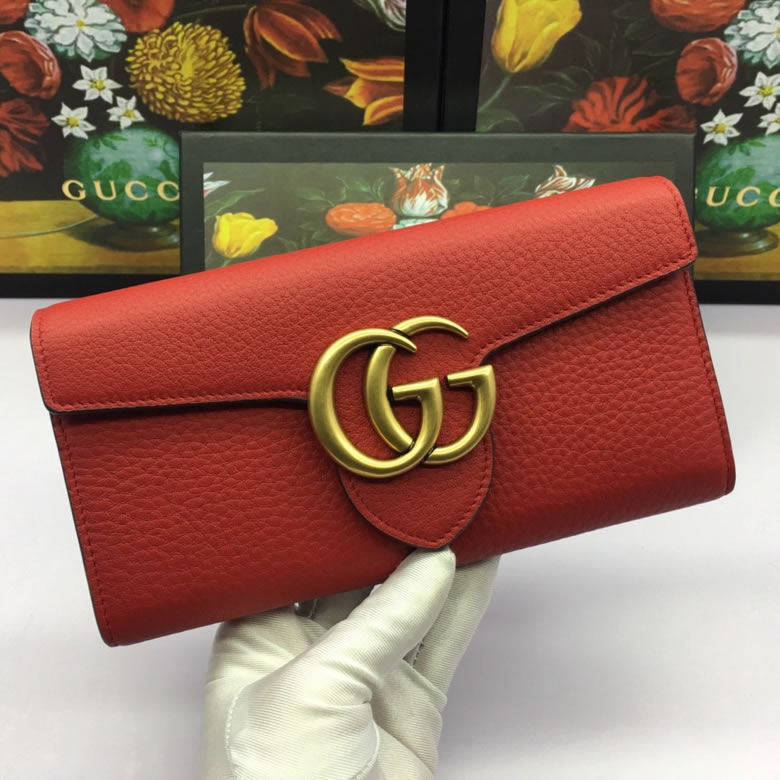 原單GUCCI古馳女士手拿包錢包錢夾 400586紅/黑/裸粉￥980.00的图片-高仿古奇包包Gucci、高仿古奇錢包Gucci