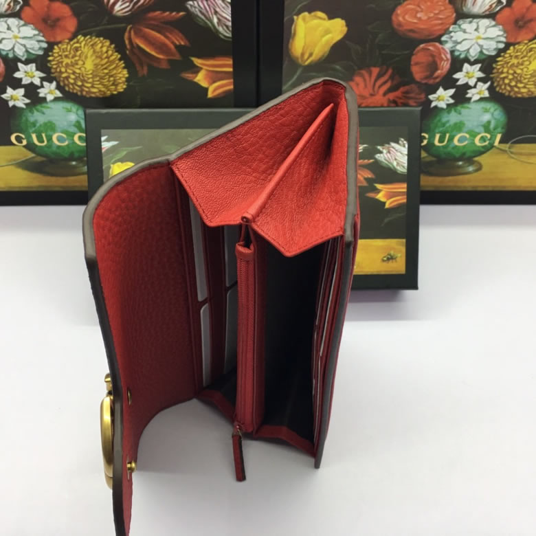 原單GUCCI古馳女士手拿包錢包錢夾 400586紅/黑/裸粉￥980.00的图片-高仿古奇包包Gucci、高仿古奇錢包Gucci