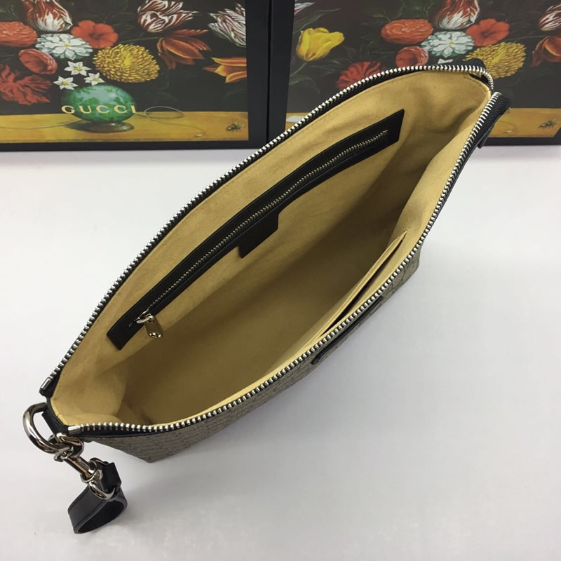 頂級高仿Gucci大手包Gucci Signature柔軟皮革男包 473881杏色￥1280.00的图片-高仿古奇包包Gucci、高仿古奇錢包Gucci