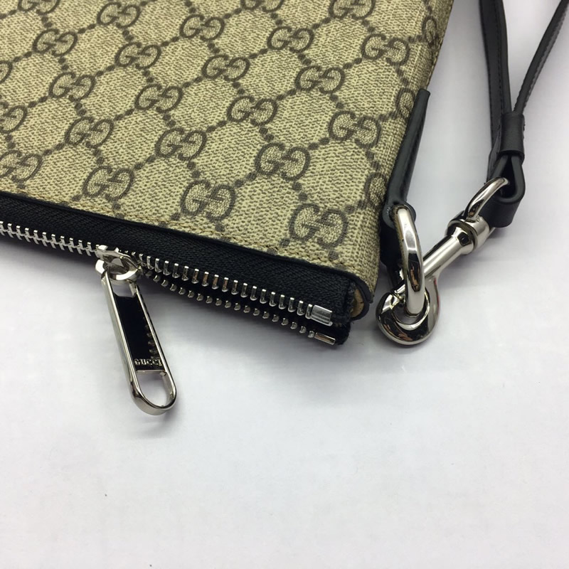 頂級高仿Gucci大手包Gucci Signature柔軟皮革男包 473881杏色￥1280.00的图片-高仿古奇包包Gucci、高仿古奇錢包Gucci