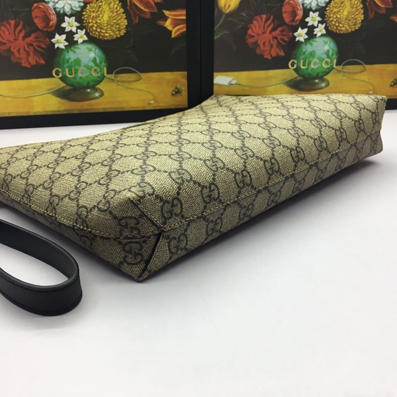 頂級高仿Gucci大手包Gucci Signature柔軟皮革男包 473881杏色￥1280.00的图片-高仿古奇包包Gucci、高仿古奇錢包Gucci