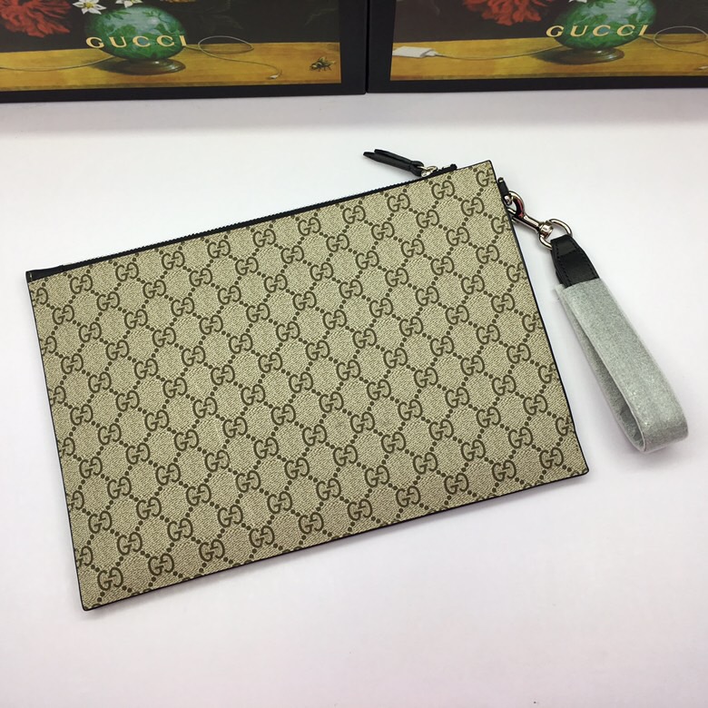 GUCCI古馳古奇2019新款男士蛇印花手拿包473904杏色￥980.00的图片-高仿古奇包包Gucci、高仿古奇錢包Gucci