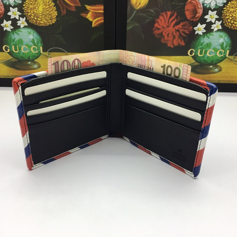 高仿古馳GUCCI錢包男士老虎頭貼花圖案帆布短款錢夾496333黑色￥980.00的图片-高仿古奇包包Gucci、高仿古奇錢包Gucci