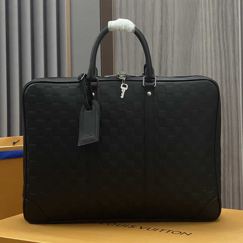 LV包包黑色公文包新款棋盤格包新款包 N41146￥1980.00的图片-高仿LV包包、高仿lv男包