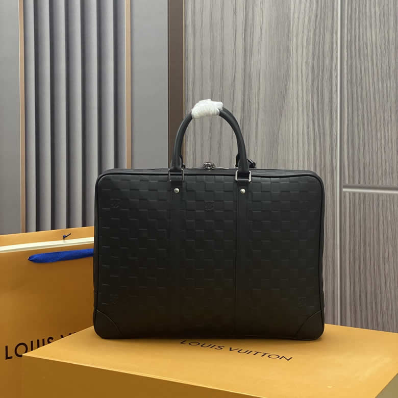 LV包包黑色公文包新款棋盤格包新款包 N41146￥1980.00的图片-高仿LV包包、高仿lv男包