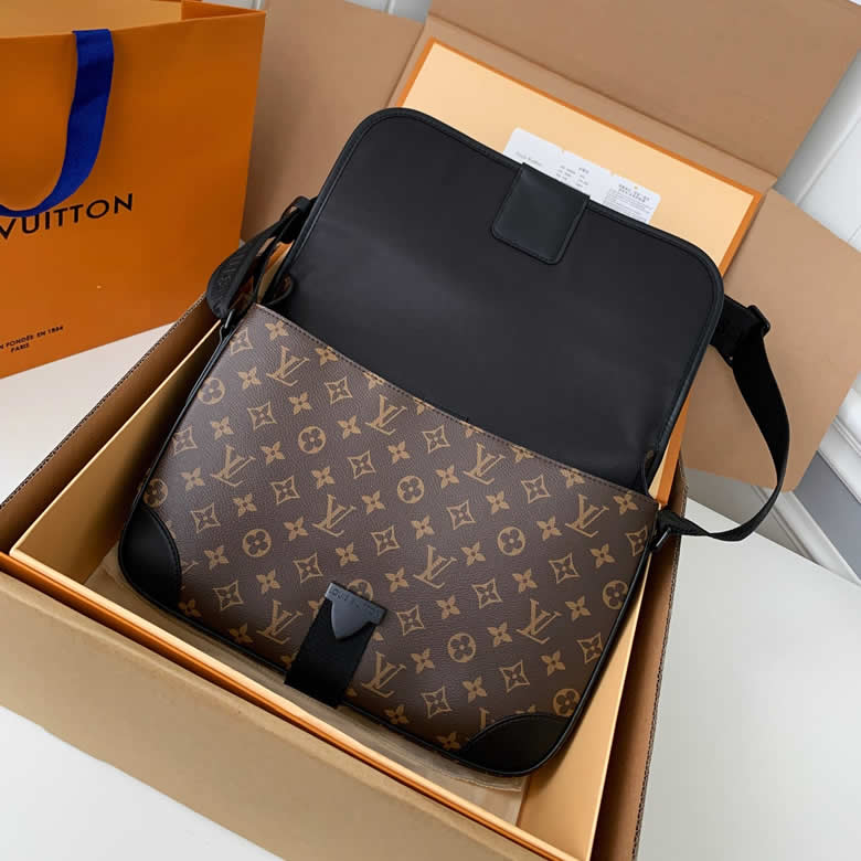 LV奢侈品網男士老花包包ARCHY中號郵差包-M46328￥1480.00的图片-高仿LV包包、高仿lv男包