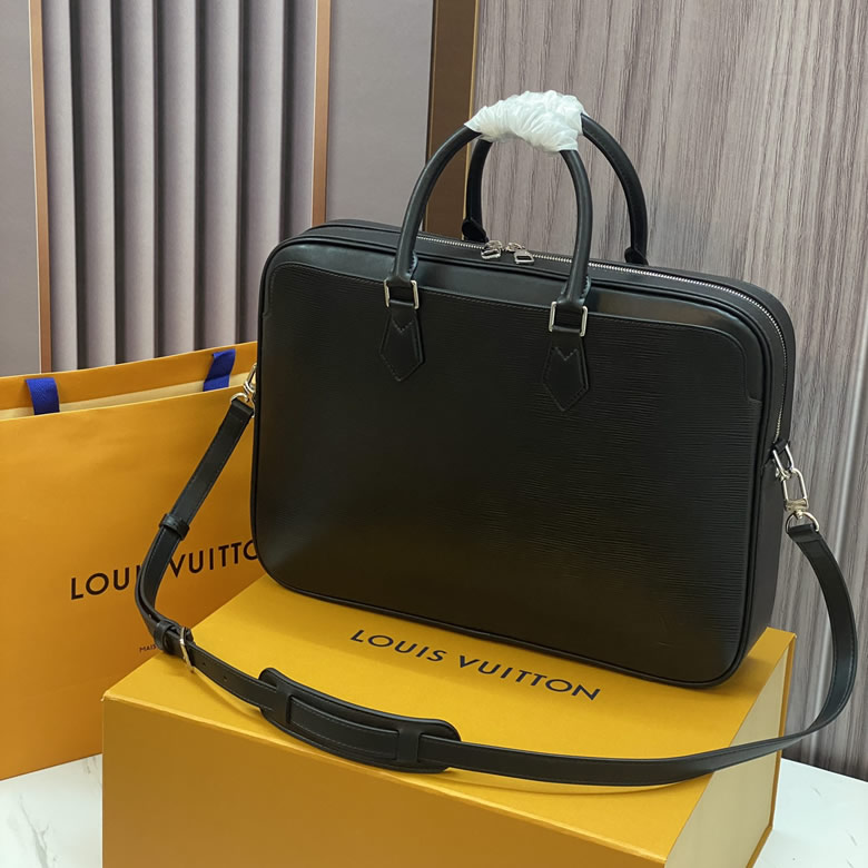 法國代購新款LV/路易威登男水波紋手提EPI皮革公文包M54404￥1480.00的图片-高仿LV包包、高仿lv男包