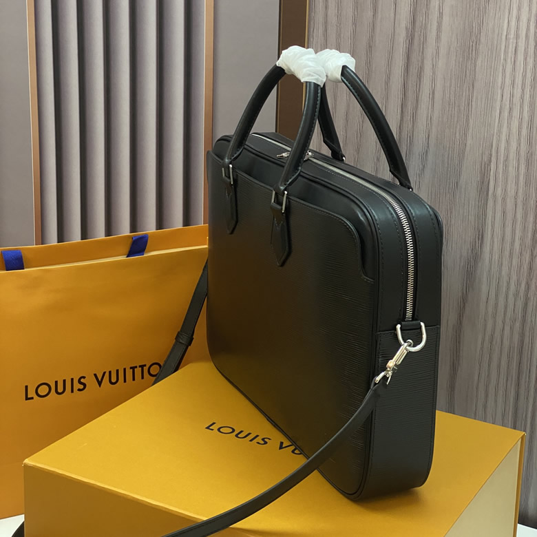 法國代購新款LV/路易威登男水波紋手提EPI皮革公文包M54404￥1480.00的图片-高仿LV包包、高仿lv男包