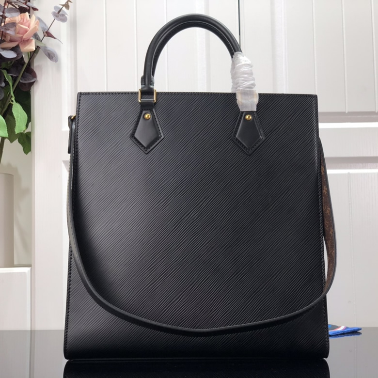 高仿lv手提斜跨男包SAC PLAT PM水波紋手袋m586585/8657克色￥1680.00的图片-高仿LV包包、高仿lv男包