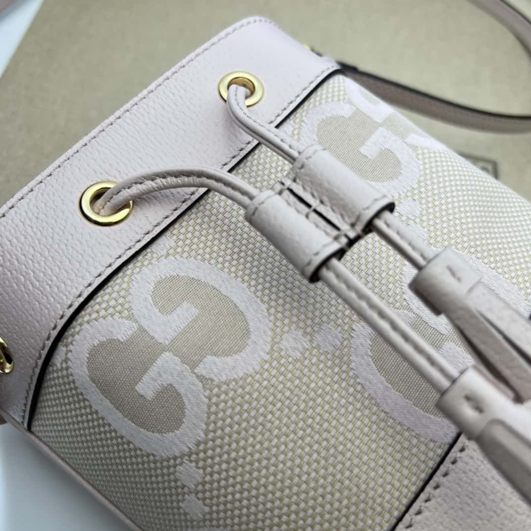 GUCCI古馳Ophidia繫列超級雙G迷妳水桶包550620粉￥1280.00的图片-高仿古奇包包Gucci、高仿古奇女包Gucci