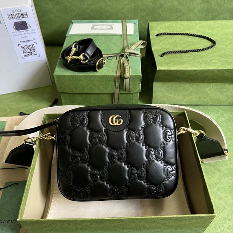 高仿Gucci女包UM8HG 1046 GG 702234絎縫皮革肩背包￥1480.00的图片-高仿古奇包包Gucci、高仿古奇女包Gucci