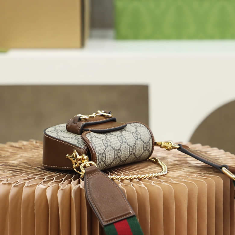 高仿Gucci女包Horsebit 1955繫列肩帶錢包￥1280.00的图片-高仿古奇包包Gucci、高仿古奇女包Gucci