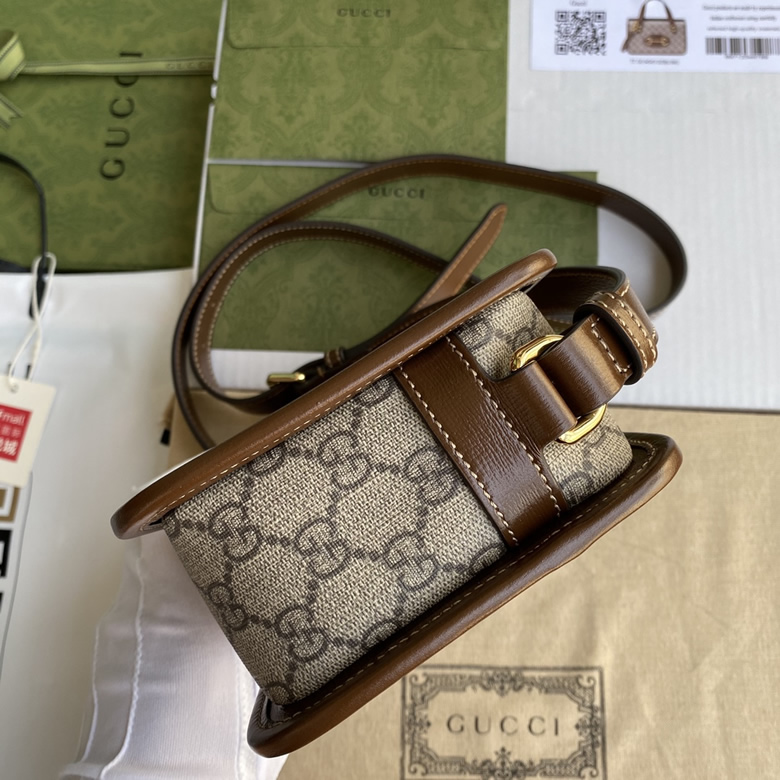 Gucci飾互扣式雙G迷妳手袋GG背包Gucci復古相機包 658572藍色￥15８０.00的图片-高仿古奇包包Gucci、高仿古奇女包Gucci