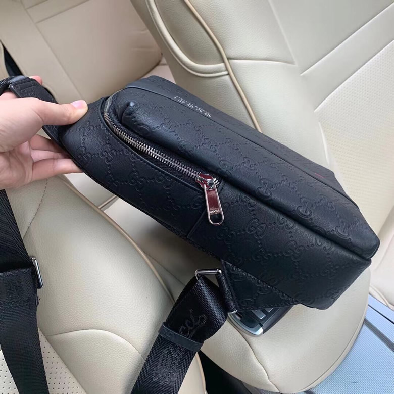 頂級原單Gucci私人訂制古奇新款G家胸包胸包￥1480.00的图片-高仿古奇包包Gucci、高仿古奇男包Gucci
